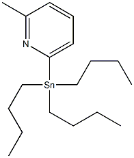 2-Methyl-6-(tributylstannyl)pyridine Structure