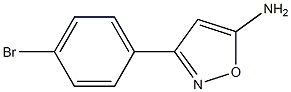 5-Amino-3-(4-bromophenyl)isoxazole Structure