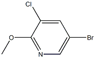 2-METHYLOXY-3-CHLORO-5-BROMOPYRIDINE 구조식 이미지