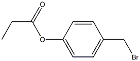 4-BROMOMETHYL PHENYL PROPIONIC ACID Structure