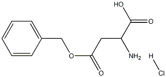 DL-ASPARTIC ACID 4-BENZYL ESTER HCL Structure
