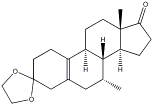 ETHYLENEDIOXY-7A-METHYL-ESTR-5(10)-EN-17-ONE 구조식 이미지