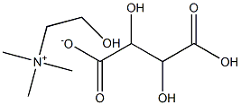 L(+) CHOLINE BITARTRATE Structure