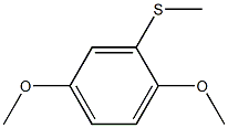 2,5-DIMETHOXY-1-METHYLTHIOBENZENE Structure