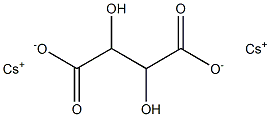 cesium tartrate 구조식 이미지