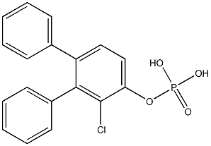 diphenyl-o-chlorophenyl phosphate Structure