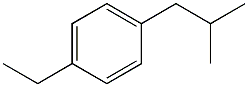 p-ethylisobutylbenzene Structure