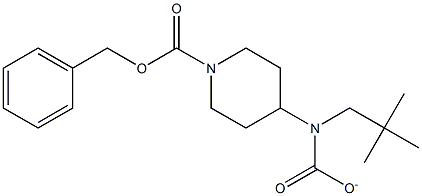 tert-butyl(1-((benzyloxy)carbonyl)piperidin-4-yl)methylcarbamate Structure