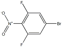 3,5-Difluoro-4-Nitro Bromobenzene 구조식 이미지