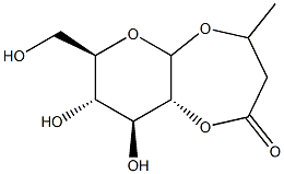 3-glucopyranosyloxybutanolide Structure