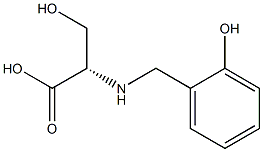 N-(2-hydroxybenzyl)serine 구조식 이미지