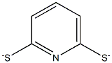 2,6-pyridinedithiolate Structure