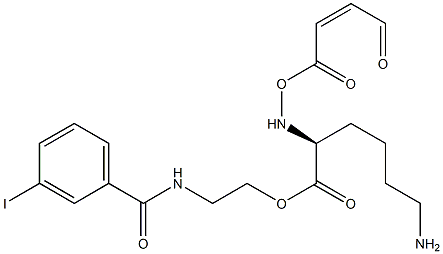 3'-iodohippuryl N-maleoyl-lysine 구조식 이미지