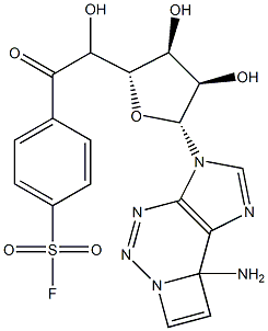 5'-(4-fluorosulfonylbenzoyl)-2-aza-1,N(6)-ethenoadenosine Structure