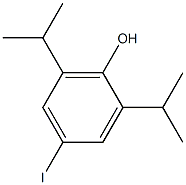 4-iodo-2,6-diisopropylphenol Structure