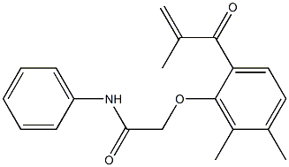 4-methacryloyl-oxyacetanilide 구조식 이미지