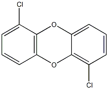 4,9-dichlorodibenzodioxin 구조식 이미지