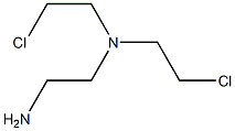 N,N-bis-(2-chloroethyl)ethylenediamine Structure