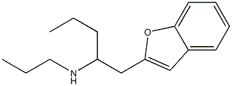1-(benzofuran-2-yl)-2-propylaminopentane 구조식 이미지