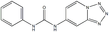 1-phenyl-3-(tetrazolo(1,5-a)pyrid-7-yl)urea Structure