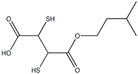 monoisoamyl-2,3-dimercaptosuccinate Structure