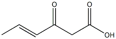 3-oxo-4-hexenoic acid 구조식 이미지