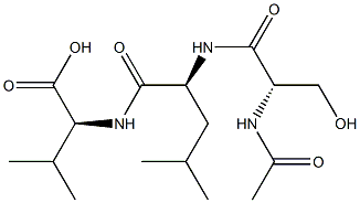 acetyl-seryl-leucyl-valine Structure