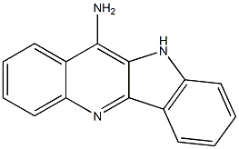 10H-indolo(3,2-b)quinolin-11-ylamine 구조식 이미지