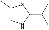 2-isopropyl-5-methyl-1,3-thiazolane Structure