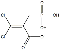 3,3-dichloro-2-dihydroxyphosphinoylmethyl-2-propenoate 구조식 이미지