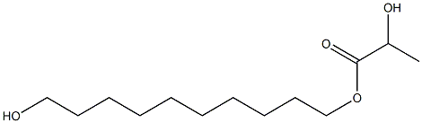 1,10-decanediol-lactate Structure