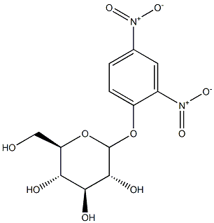 2,4-dinitrophenyl glucoside Structure