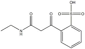 N-ethyl-o-sulfobenzoylacetamide 구조식 이미지