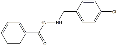 N-(4-chlorobenzyl)-N'-benzoylhydrazine Structure