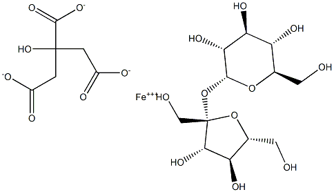 IRON-SUCROSECITRATE 구조식 이미지