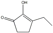 3-ETHYL-2-CYCLOPENTEN-2-OL-1-ONE 구조식 이미지