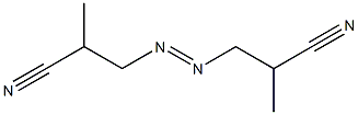 AZO-ISO-BUTYRILONITRILE 구조식 이미지