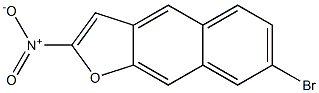 2-NITRO-7-BROMONAPHTHO(2,3-B)FURAN Structure