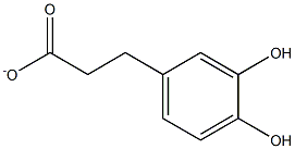 3,4-DI(HYDROXY)HYDROCINNAMATE 구조식 이미지