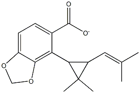 CHRYSANTHEMYLPIPERONYLATE Structure