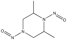 PIPERAZINE,2,6-DIMETHYL-1,4-DINITROSO- 구조식 이미지