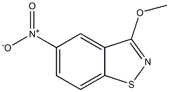 5-NITRO-3-METHOXYBENZISOTHIAZOLE Structure