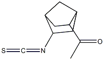 EXO-2-ACETYL-EXO-5-ISOTHIOCYANATONORBORNANE 구조식 이미지