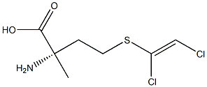 S-(1,2-DICHLOROVINYL)-DL-ALPHA-METHYLHOMOCYSTEINE Structure