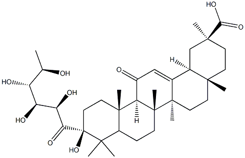 3-MONOGLUCURONYL-GLYCYRRHETINICACID 구조식 이미지