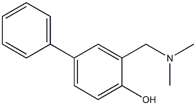 3-DIMETHYLAMINOMETHYL-4-HYDROXYBIPHENYL Structure