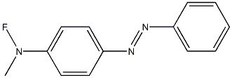 4-FLUORO-METHYLAMINOAZOBENZENE 구조식 이미지