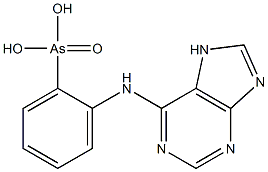 6-(2'-PHENYLARSONICACID)-AMINOPURINE Structure