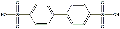 (1,1'-BIPHENYL)-4,4'-DISULPHONICACID Structure