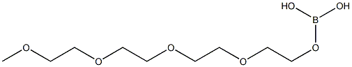 TETRAETHYLENEGLYCOLMONOMETHYLETHERBORATE 구조식 이미지